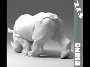 rhino stl 3D प्रिंट मॉडल