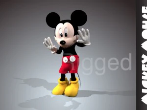 mickey mouse rigged 3d model 3D Model