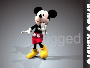 mickey mouse rigged 3d model 3D Model