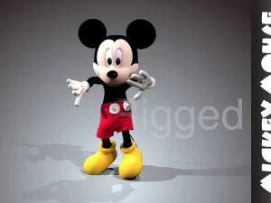 mickey mouse rigged 3d model 3D Model