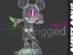 mickey mouse rigged 3d model 3D Model
