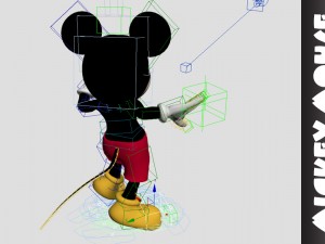 mickey mouse rigged 3d model 3D Модель