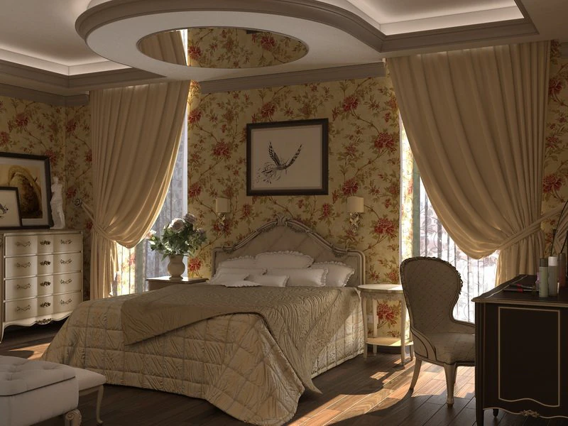 savio firmino bedroom full scene 3d model 3D Model .c4d .max .obj .3ds .fbx .stl .blend 