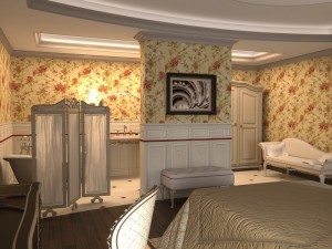 savio firmino bedroom full scene 3d model 3D 모델