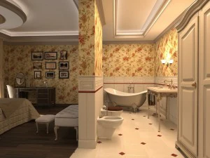 savio firmino bedroom full scene 3d model 3D Model