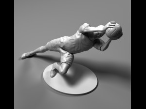 soccerers 5 stl pack 3D Baskı Modeli