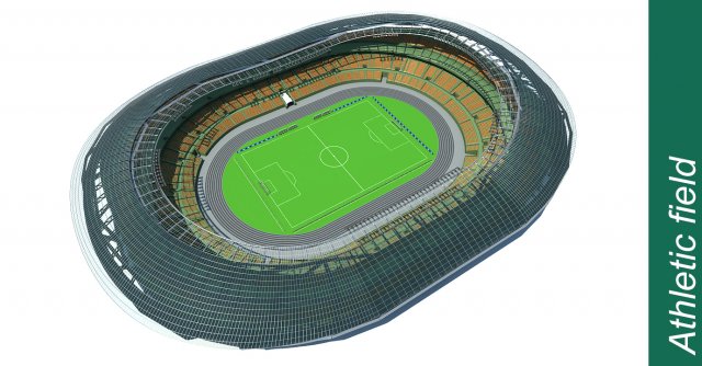 stadium Modelo 3D .c4d .max .obj .3ds .fbx .stl .blend 