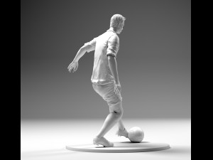 footballer 02 footstrike 02 stl 3d print model 3D Принт Модель