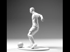 footballer 02 footstrike 03 stl 3D Print Model