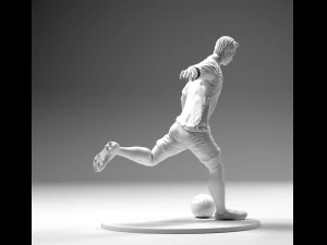 footballer 02 footstrike 04 stl 3D Print Model