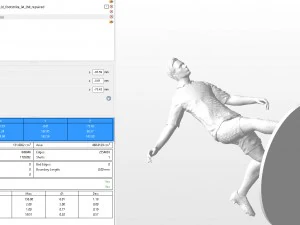footballer 02 footstrike 04 stl 3D Print Model
