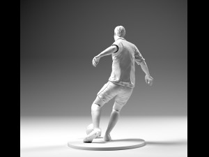 footballer 02 footstrike 4 in 1 pack stl Model do druku 3D