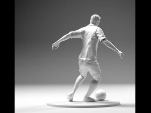 footballer 02 footstrike 4 in 1 pack stl 3D Print Model