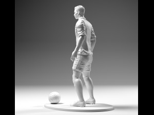 footballer 02 prepare to footstrike 01 stl 3Dプリントモデル