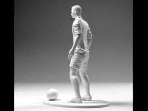 footballer 02 prepare to footstrike 01 stl 3D Print Model