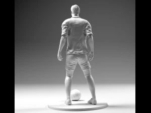 footballer 02 prepare to footstrike 01 stl 3D Print Model