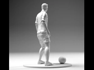footballer 02 prepare to footstrike 01 stl 3D Print Model