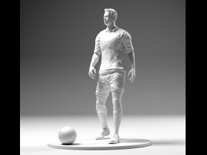 footballer 02 prepare to footstrike 02 stl 3D Print Model