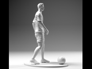 footballer 02 prepare to footstrike 02 stl 3D Print Model