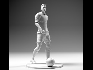 footballer 02 prepare to footstrike 02 stl 3D Print Model