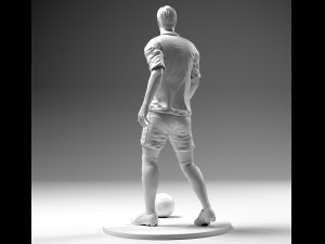 footballer 02 prepare to footstrike 02 stl 3D Print Model