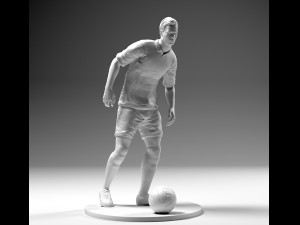 footballer 02 prepare to footstrike 03 stl 3D Print Model