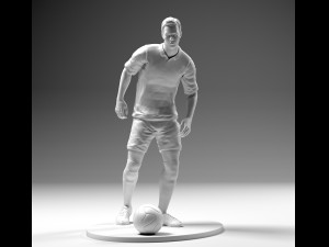 footballer 02 prepare to footstrike 03 stl 3D Print Model