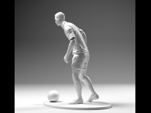 footballer 02 prepare to footstrike 03 stl 3D Print Model
