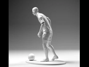footballer 02 prepare to footstrike 03 stl 3D Print Model
