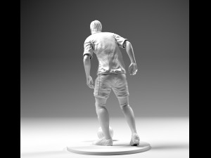 footballer 02 prepare to footstrike 03 stl 3D Print Model