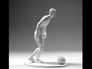 footballer 02 prepare to footstrike 04 stl 3D Print Model