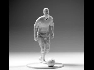 footballer 02 prepare to footstrike 04 stl 3D Print Model