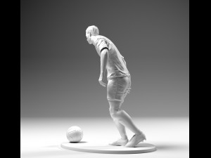 footballer 02 prepare to footstrike 04 stl 3D-printmodel