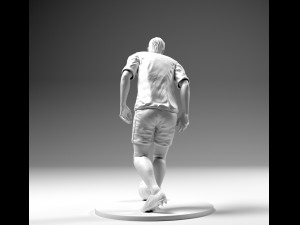 footballer 02 prepare to footstrike 04 stl 3D-printmodel