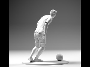 footballer 02 prepare to footstrike 04 stl 3D-printmodel