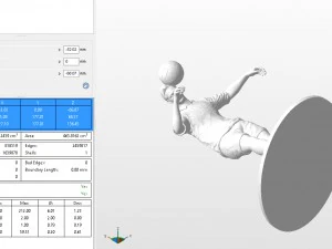 footballer 02 headstrike 02 stl 3d print model 3D Print Model