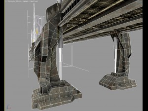 hi tech bridge 3D Model