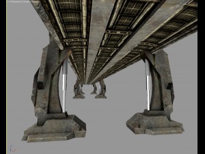 hi tech bridge 3D Model