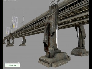 hi tech bridge 3D Model
