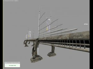 hi tech bridge 3D Model