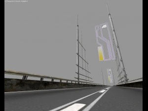 hi tech bridge 3D Model