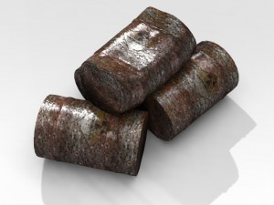 barrels lowpoly 3D Model