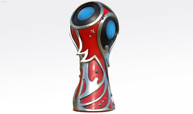 fifa worldcup 2018 logo pbr 3D Model .c4d .max .obj .3ds .fbx .stl .blend 