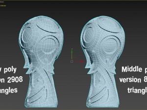 fifa worldcup 2018 logo pbr 3D Model