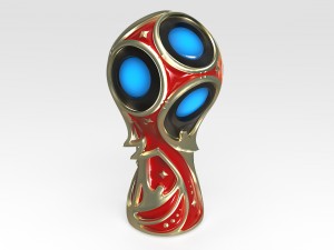 fifa worldcup 2018 logo vray 3D Model