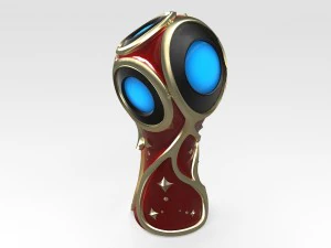 fifa worldcup 2018 logo vray 3D Model