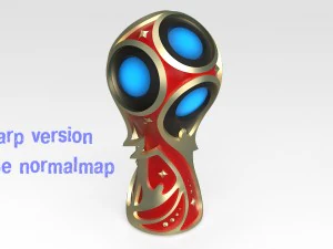 fifa worldcup 2018 logo vray 3D Model