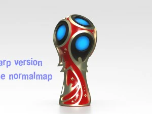 fifa worldcup 2018 logo vray 3D Model