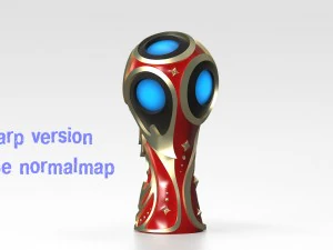 fifa worldcup 2018 logo vray 3D Model