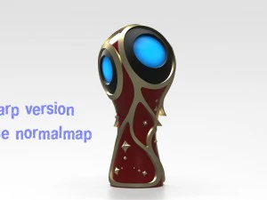 fifa worldcup 2018 logo vray 3D Model